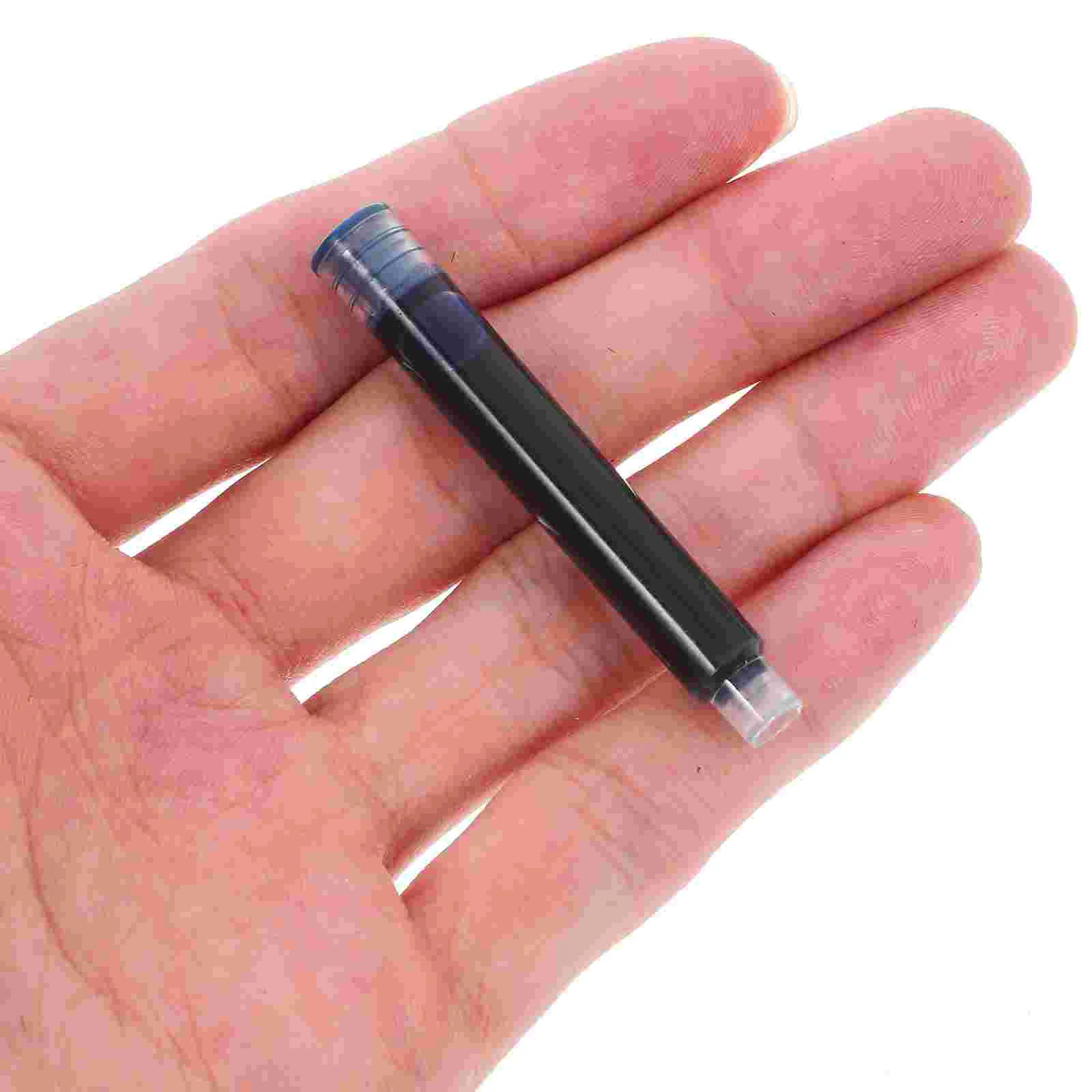 펜용 만년필 잉크 피팅 캘리그라피 리필, 편리한 교체 가능, 학교 플라스틱, 사무실 학생, 100 개