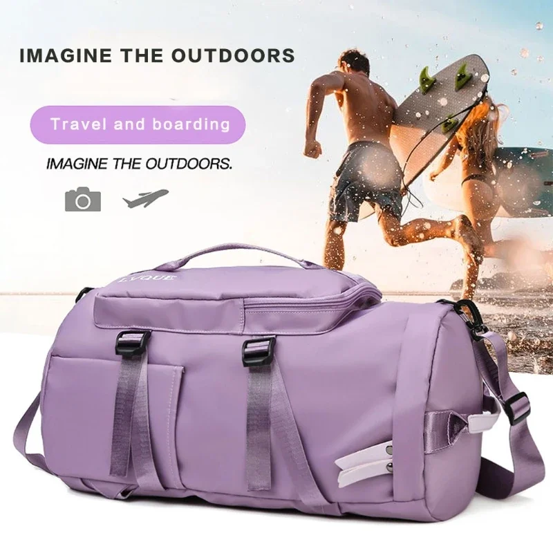 Large Capacity Backpack Travel Sports Gym Bag Ladies Yoga Luggage Bags Multifunction Crossbody Waterproof Hand Luggage Package 4