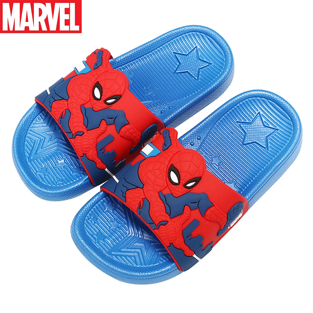 Sandal for girl Marvel Children's Fashion Cartoon Sandals For Summer Boys Cute Spider-man Print Casual Beach Shoes Kids Soft Bottom Sport Sandal children's shoes for sale