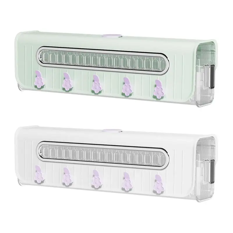 

Wall Mounted Underwear Storage Box Socks Bra Safety Box Wardrobe Container Jeans Clothing Organization Dividers Tie Storage