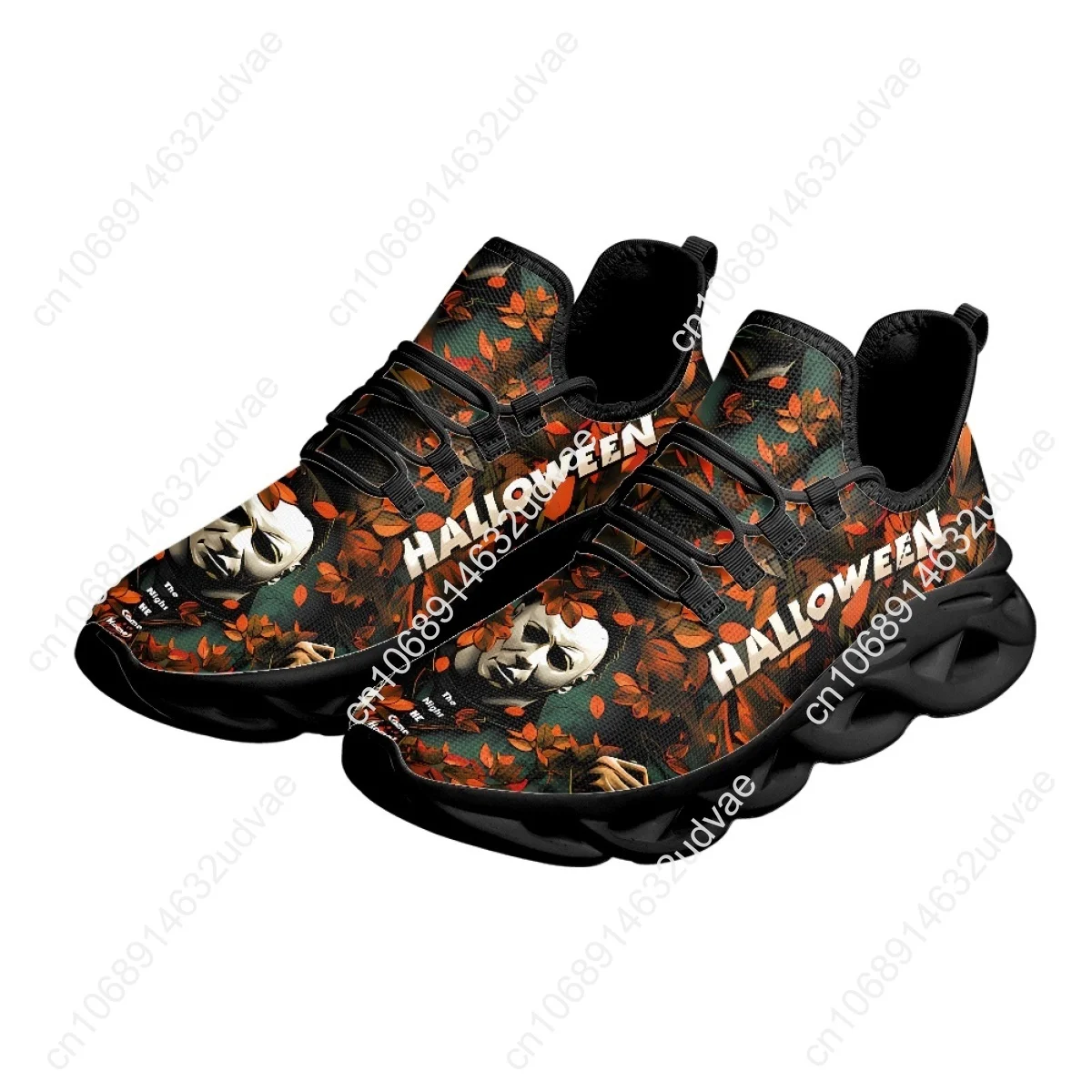 Halloween Shoes Horror Movie Character Michael Myers Print Unisex Walking Sneakers Casual Running Shoes Zapatillas