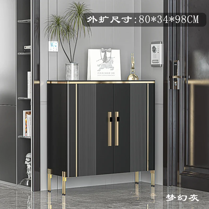 Multi Layer Shoe Rack Black Metal Shelf Save Shoes Rack Storage House Display Muebles Para El Hogar Furniture Decoration