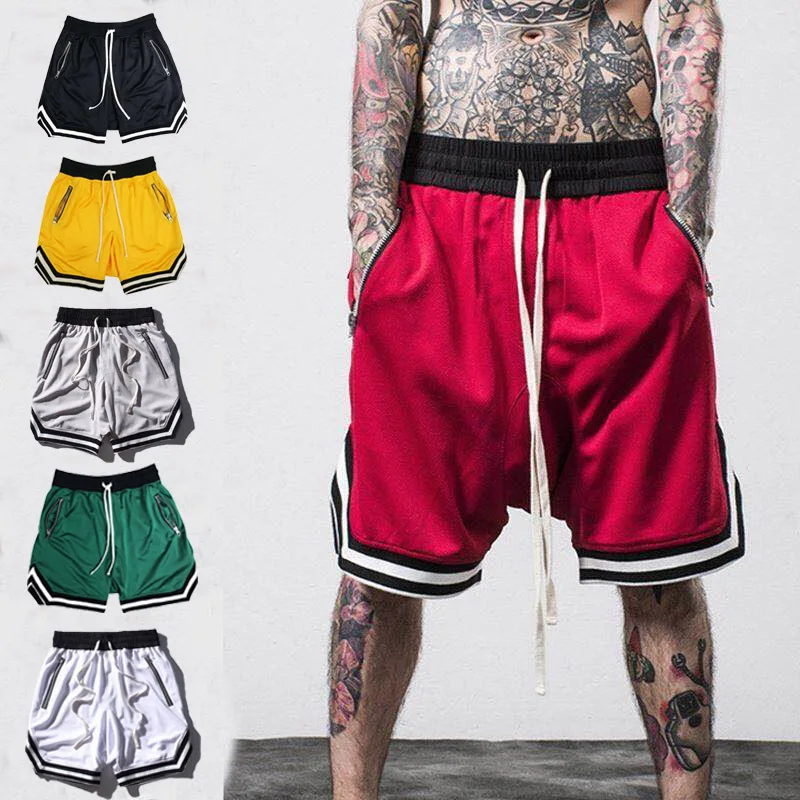 

2023 Summer Sports Shorts, Men's Pants, Basketball Elastic Waist, Beach Shorts, Leisure Fitness, Running, Basketball Training