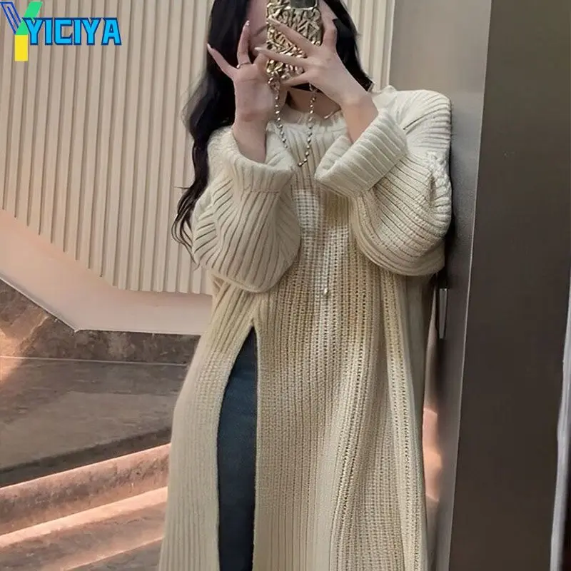 YICIYA Dresses Womens Clothing Knitwears y2k long dresses new sweatshirts  pullovers Knit elegant party dresses for women 2023 _ - AliExpress Mobile