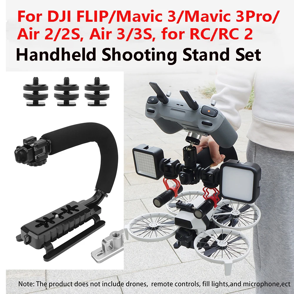 DJI FLIP/Mavic 3/Air 3 Drone Atış Desteği, Sabitleyici Tutamak