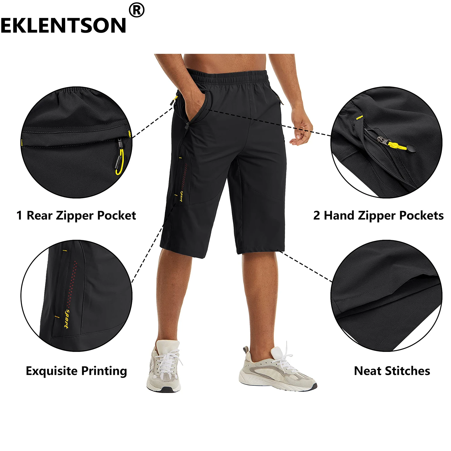 Pantaloncini Cargo da uomo ad asciugatura rapida MAGCOMSEN pantaloncini da pesca da trekking estivi pantaloncini Cargo Multi-tasche  200000343