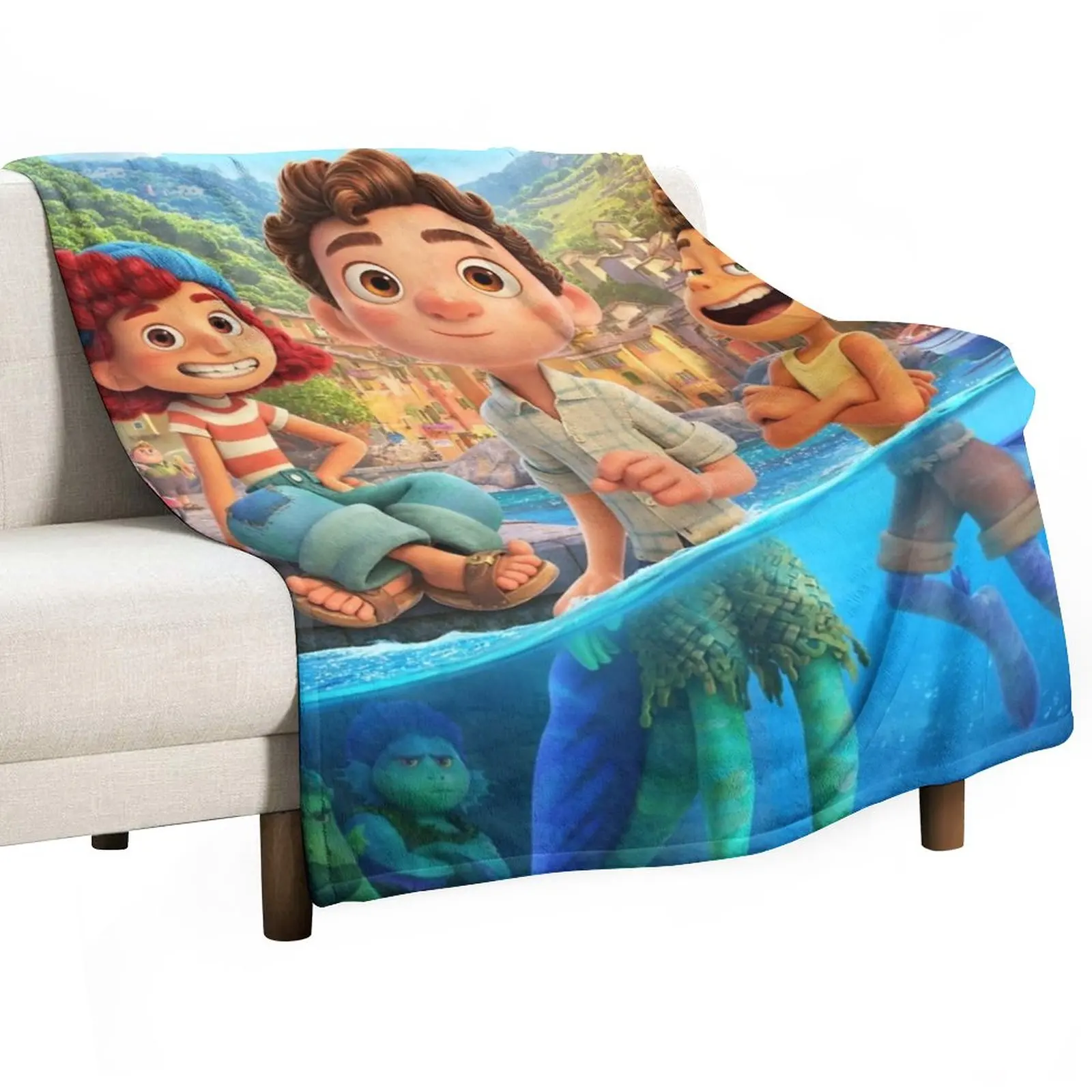 

LUCA amphibia Throw Blanket sofa Blankets Sofas Of Decoration fluffy blanket Luxury St Blanket