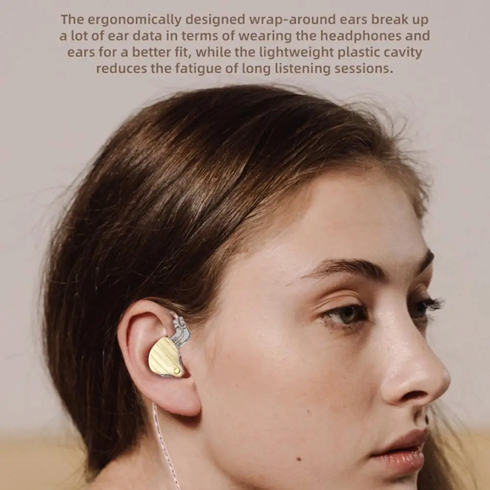 Проводные наушники Q1Pro с микрофоном, 2-контактный Разъемный кабель, шумоподавление, 3,5 мм, стереозвук, телефон, компьютерные наушники, спорт, W