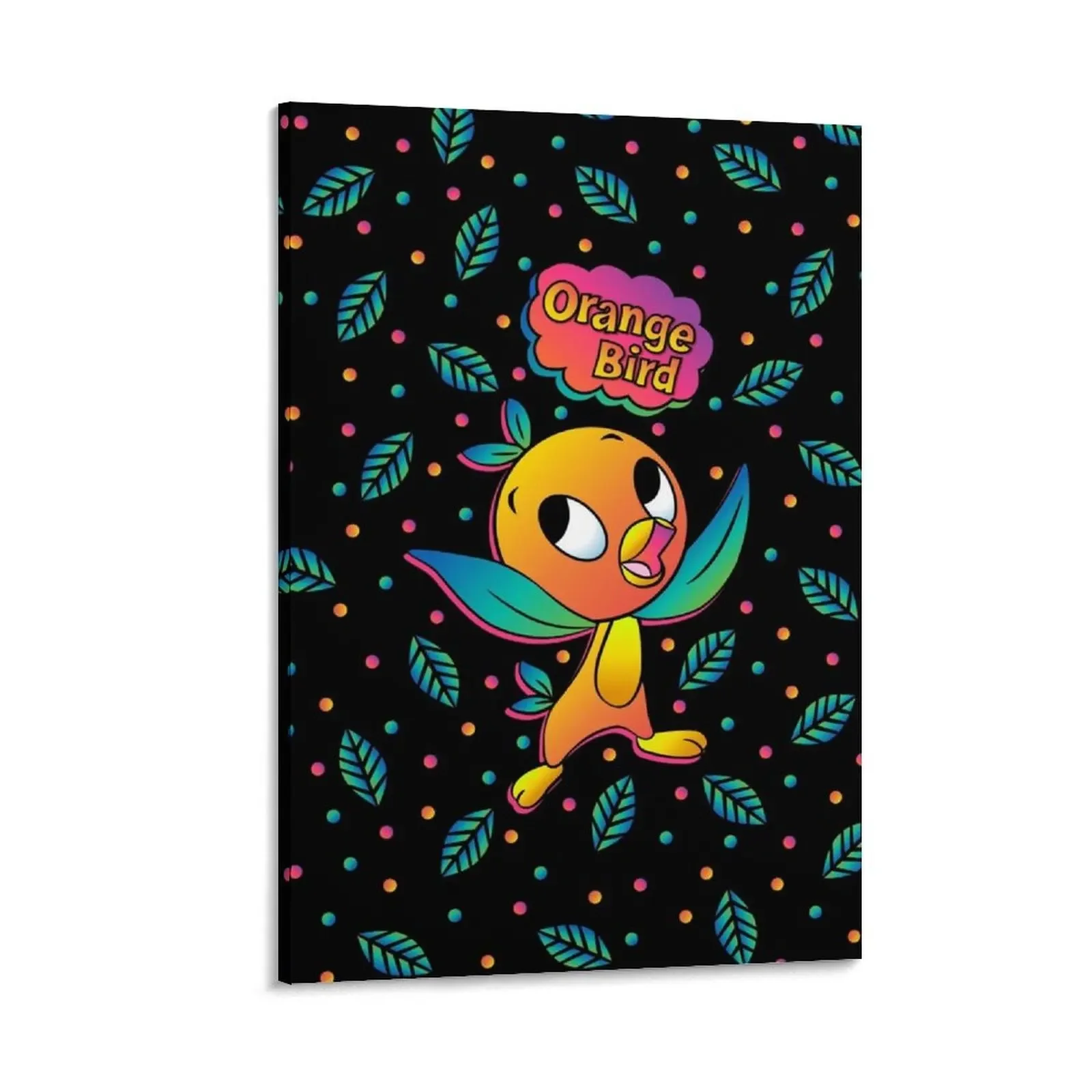 

Neon Orange Bird Canvas Painting Paintings on canvas for living room home decorations art mural posters for wall