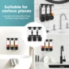 Shampoo Dispenser for Shower Wall Mounted Shower Soap Dispenser Refillable Liquid Soap Dispenser Bottle Home Bathroom Containers 6