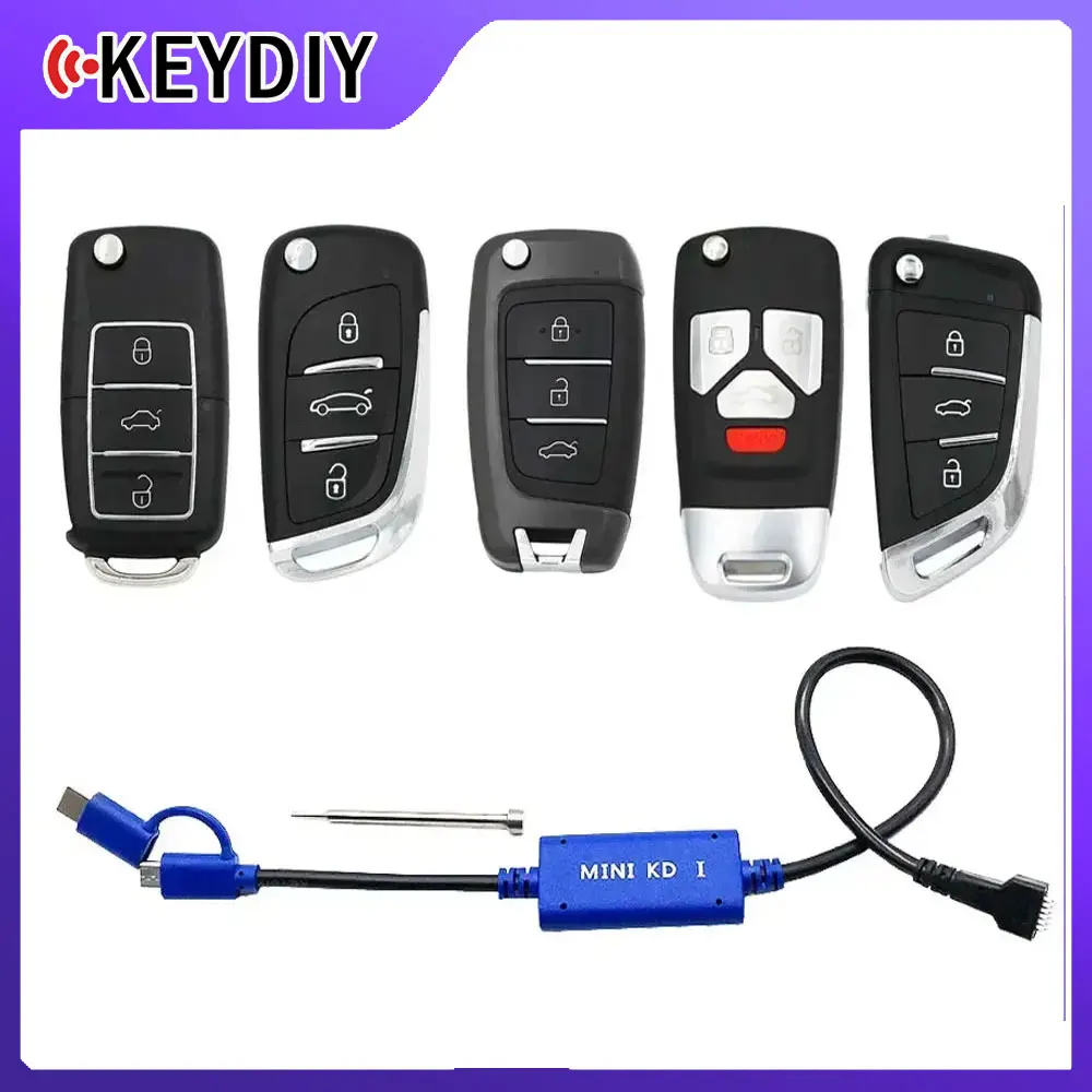 

KEYDIY Mini KD Key Generator Remotes Warehouse in Your Phone Support Android Make More Than 1000 Auto Remotes Similar KD900