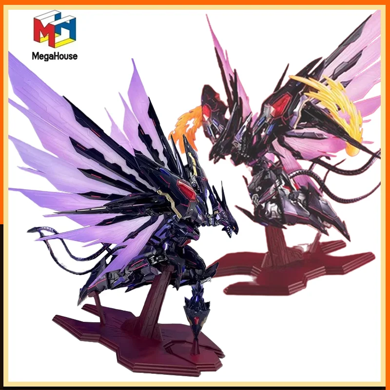 

Original Megahouse A.w.m Yu-gi-oh Figurine Zexal No107 Galactic Eye Space Time Dragon Anime Assembly Model Figure Gifts Toys