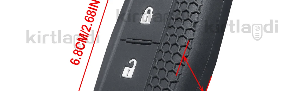 Für Mitsubishi TRITON 2024 2025, Silikon-Fernbedienung, Auto-Schlüsselanhänger, Abdeckung, Schlüsselhalter, Schlüsselanhänger, Zubehör, Schlüsselanhänger-Shell – Detail 2