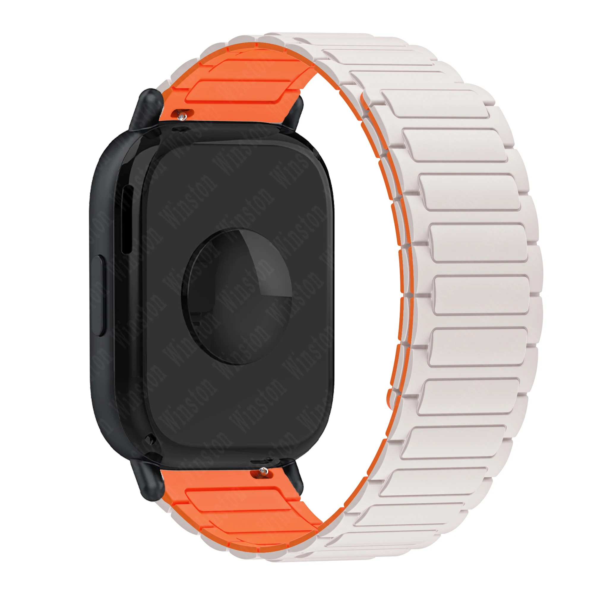 Magnetic Silicone Band - Soft Strap Wristband in 22mm Bracelet Size