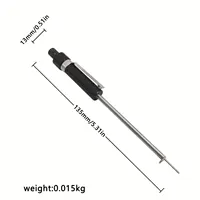Car Brake Pad Inspection Pen Ruler Brake Pad Measuring Tool Suitable for 6mm / 0.2 Inch Thickness, Brake Pad Gauge 2