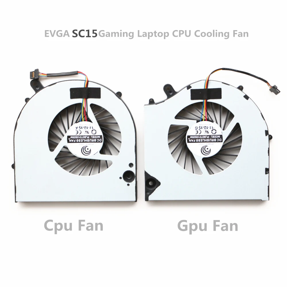 Ventilador do Refrigerador da Cpu do Portátil para o Computador Portátil do Jogo de Evga Sc15 Cpu Gpu Ventilador de Refrigeração