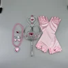 Girls Cosplay Elsa Anna Princess Crown Magic Wand Costume Headband Party Rhinestone Hair Bands For Kids Hairband Gifts Toys 5