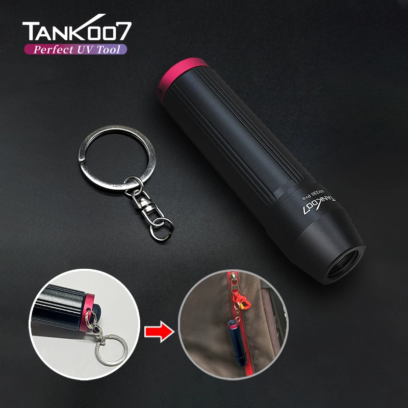 Tank007 UV Flashlight 365nm UV Blacklight Flashlight UV330Pro for Pet Urine Stain Detection Hotel House Cleaning