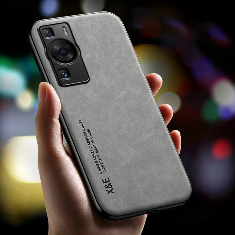 Custodia Durevole Per Huawei P60 Pro Art Custodia In Pelle Ultrasottile Sottile Custodia Magnetica Per Huawei P50 P40 P30 P20 Pro Lite P60 Art Cover