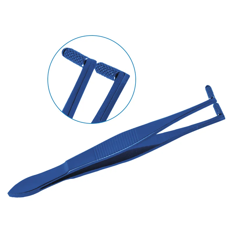 

Titanium Alloy Compressing Forceps Eyelid Tweezers Clamp Ophthalmic Eye Instrument
