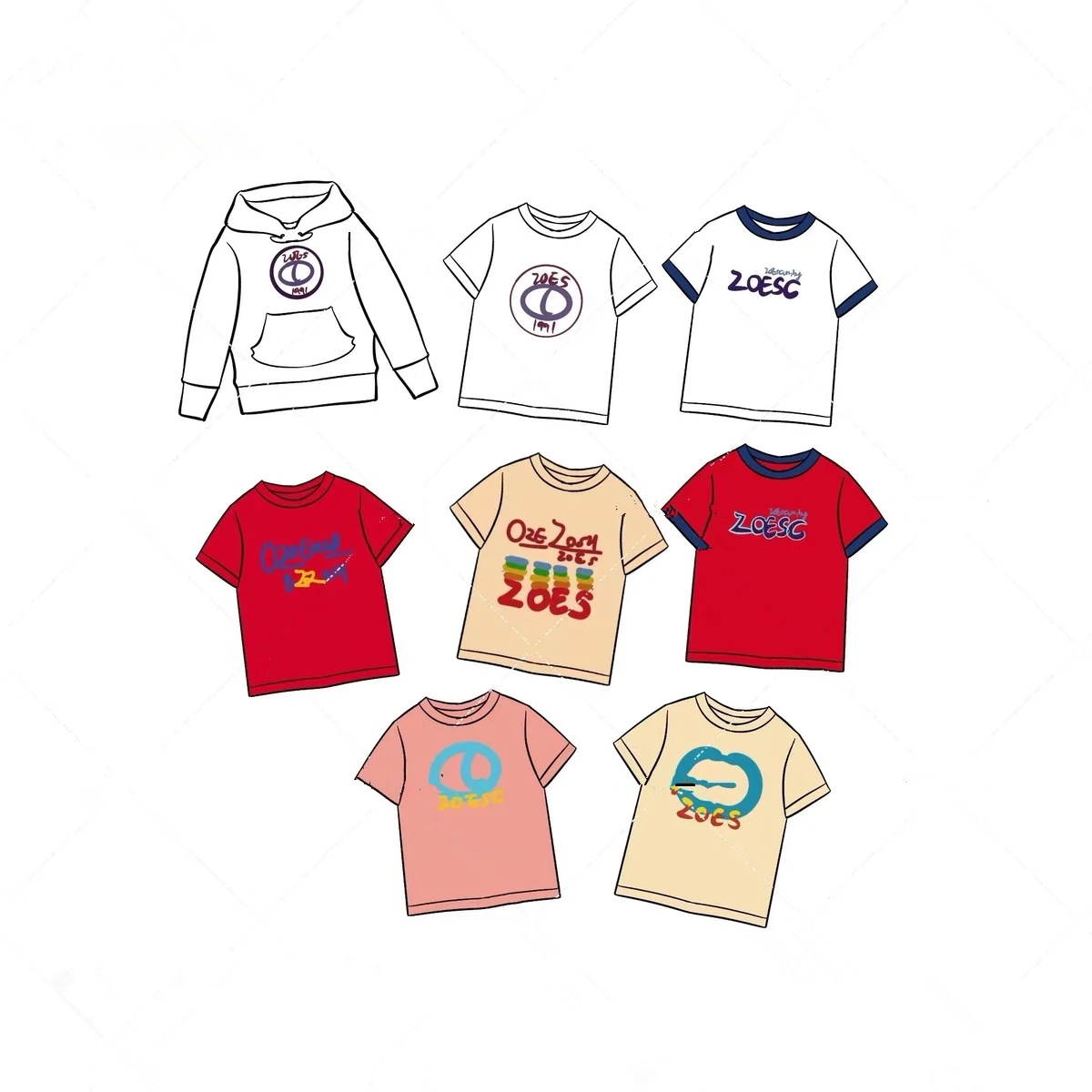 

Новинка лета 2024, детский спортивный и стильный свитер с буквенным принтом для мальчиков и девочек, футболка с коротким рукавом