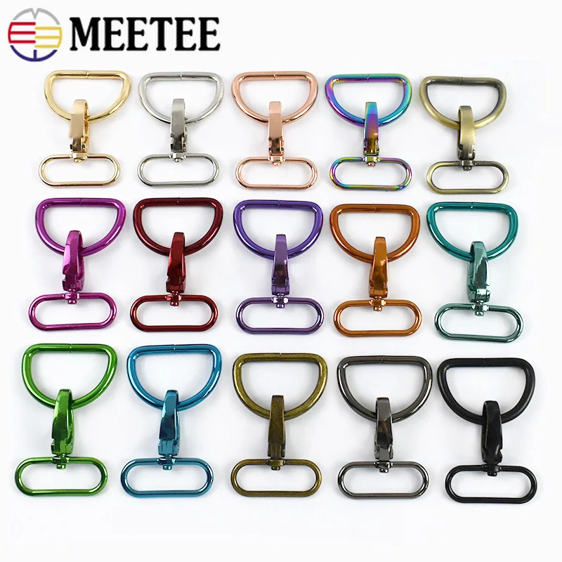 Versatile Metal Buckles and Clasps Set for DIY Bag and Pet Collar Accessories