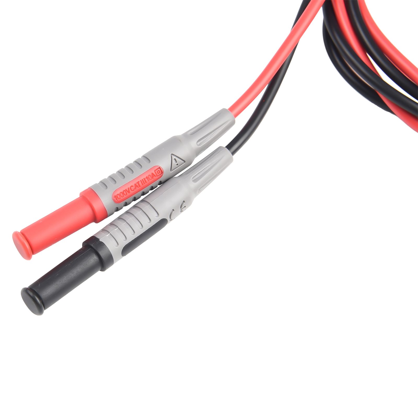 1M Length Multimeter Test Cable  2PCS Pack  Copper/silicone Material  Welding Connection  Suitable for Laboratory Use