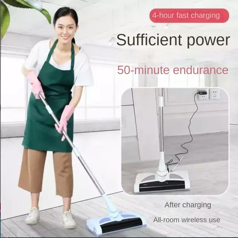 Wireless Automatic Sweeping Robot Hand-push Wireless Household Vacuum Cleaner Rechargeable Mop Sweeping and Mopping All in One 4