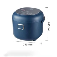 Blue Color12V 24V 220V 2L Rice Cooker for Travel in Car or Truck or for Home Use 2