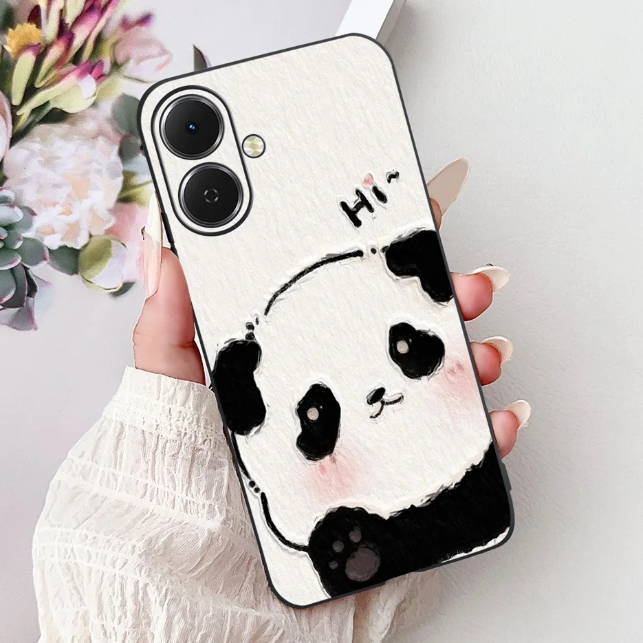 Stylish Painted Soft Silicone Phone Case - Vibrant Design Back Cover