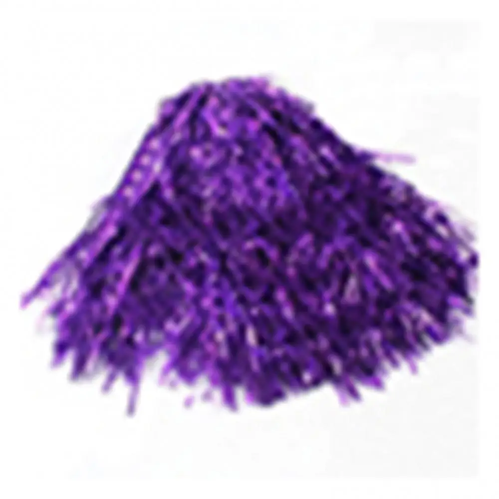 1Pc Metallic Velvet Ball Cheerleader Cheer Cheerleading Dance Party Team Match Sports Pom Poms Prop