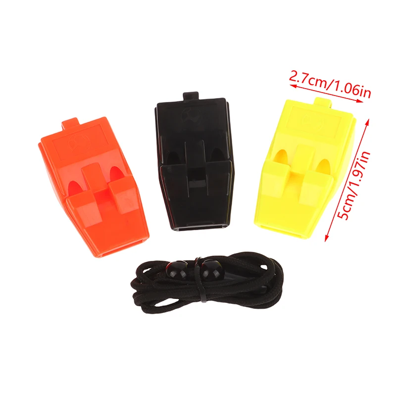 Soccer Football Basketball Sports Whistles 120 DB Three Chamber Referee Whistles Sports Training Supplies