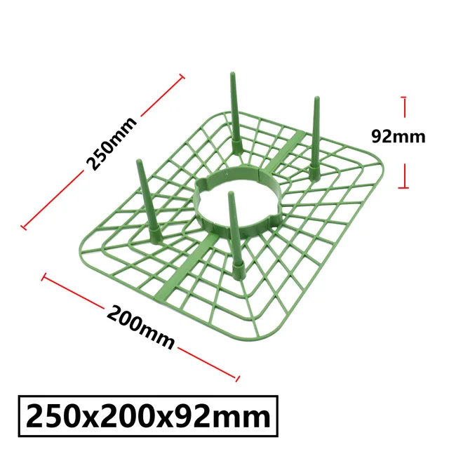 5/10/15 db Kerek Műanyag Eperállvány Erkélyen Termeszt Zöldségeket Gyümölcsmászó Oszlop Téglalap Kertes Tartókeret - Image 5