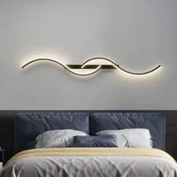 Modern Bedside Led Wall Lamp For Living Room Bedroom Stairs Minimalist Art Interior LED Wall Light Lights Fixture Home Decor 2