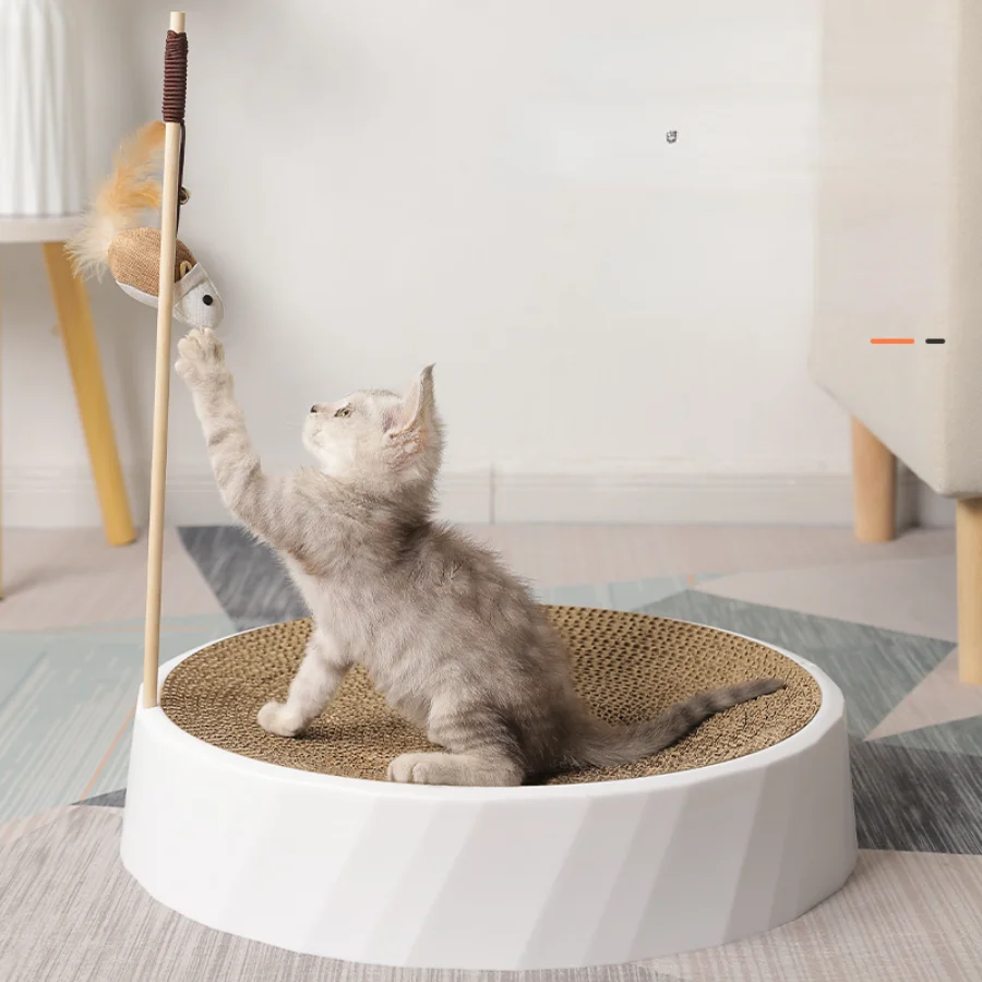 

Indoor Toys Cozy Cats Scratcher Washable Cute Habitats Warm Cat Nest Deep Sleep Cardboard Areneros Para Gato Pets Supplies