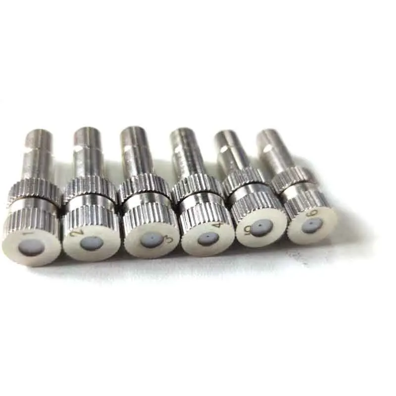 5pcs High Quality Atomizing Misting Nozzle Garden Water Irrigation Sprinkler Quick Pushing Nozzles For Misting Cooling System 3