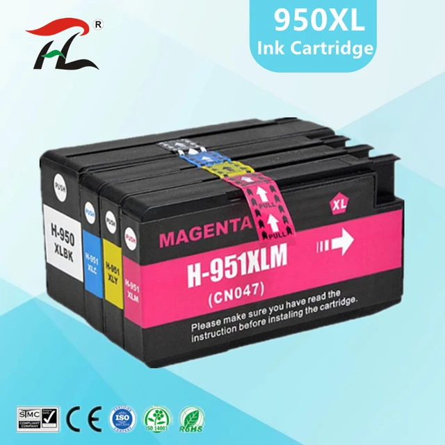 4PK Rechargeable 954xl cartouche d'encre Compatibles hp 954 OfficeJet Pro  8720 8710 8730 7740 7720 Imprimante tout-en-Un - AliExpress