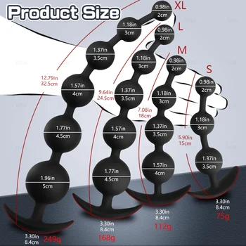 Long Anal Beads Plug 1