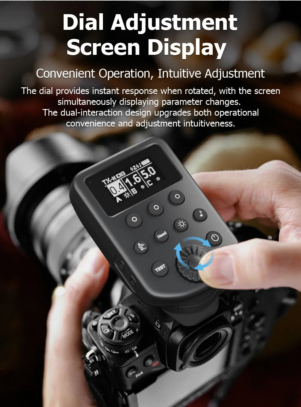 Upgraded Wireless Flash Trigger Transmitter for Profoto Air1/Air2 System; Compat