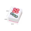 144Pcs Chinese Version Game Set Traditional Party Supplies Mini Mahjong Tiles for Dormitory Apartment Home Friends Adults 6