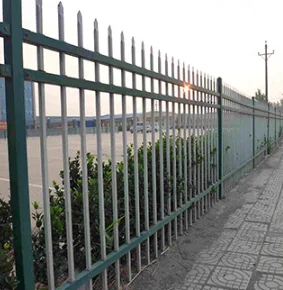 Fencing Garden Trellis Gates Durable Green  aluminium 2.4m galvanized steel d palisade security fencing with Best Quality 5