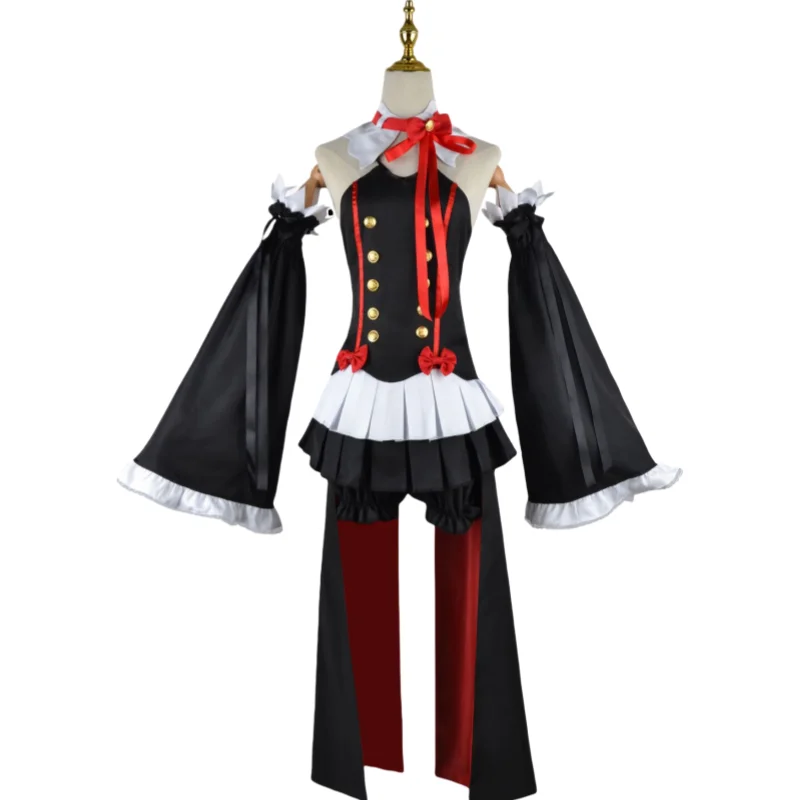 Krul Tepes Cosplay Costume Anime Seraph of the End Cosplay Wig Sexy Dress Corser Accessories Halloween Christmas Festival Party
