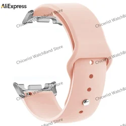Silicone Soft Strap for Galaxy Watch - Classic Watchband Replacement for Women and Men, No Gap Design (PS)