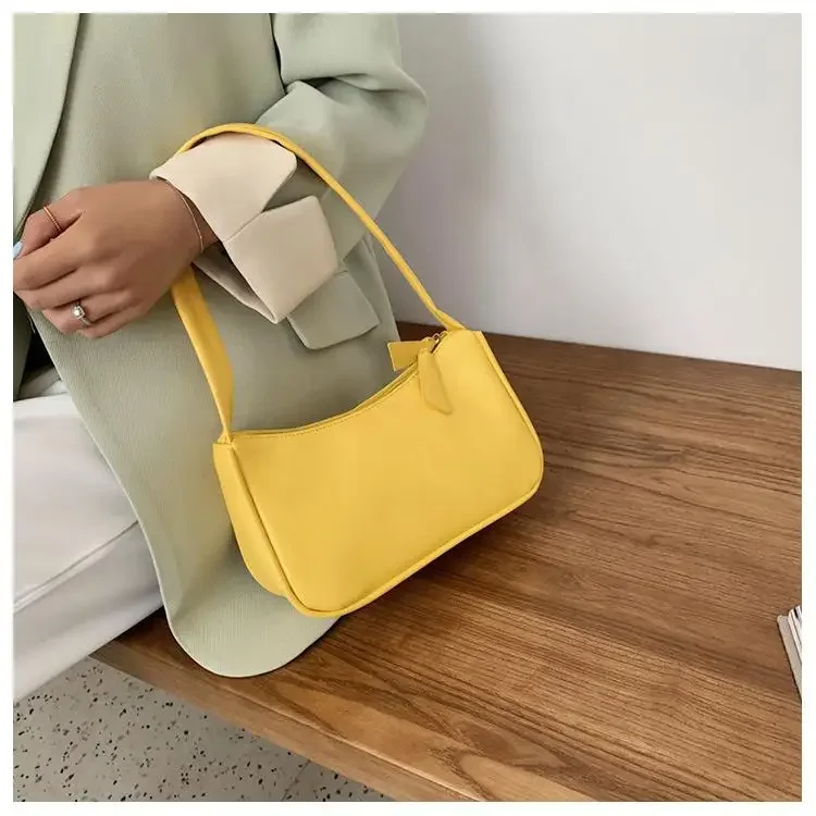 Retro PU Leather Womens Handbag - Vintage Shoulder Tote