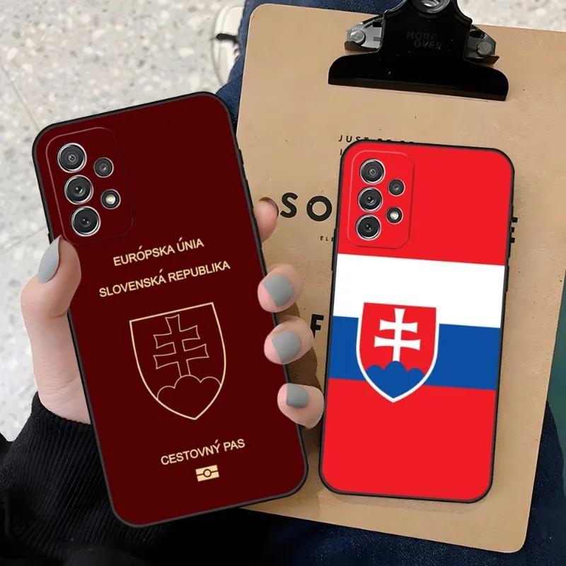 

Slovakia Passport Flag Map Phone Case For Samsung S23 S30 S21 S22 S20 S9 S10 S8 S7 S6 Pro Plus Edge Ultra Fe Lite Silicone Coque