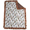 Wholesale Kid Children Baby Girls Boy Western Cow Cactus Bedding Fleece Toddler Blanket Breathable Camping Flannel Thin Quilt 2