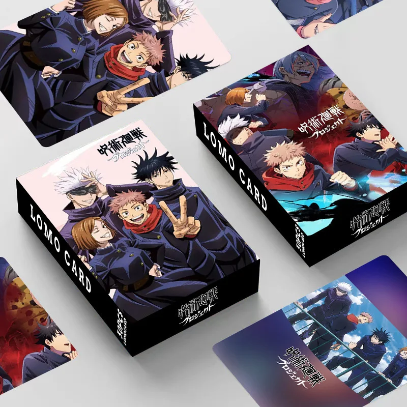 Jujutsu Kaisen Japanese Anime Lomo Card One Piece 1pack/30pcs Card Games With Postcards Message Photo Gift Fan Game Collection