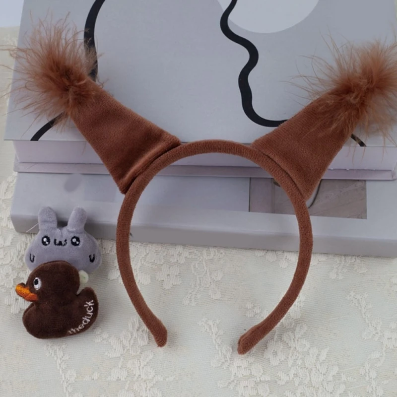 

Halloween Squirre Costume Set for Kid Adult, Animal Cosplay Costumes Squirre Dress up Headband and Tail