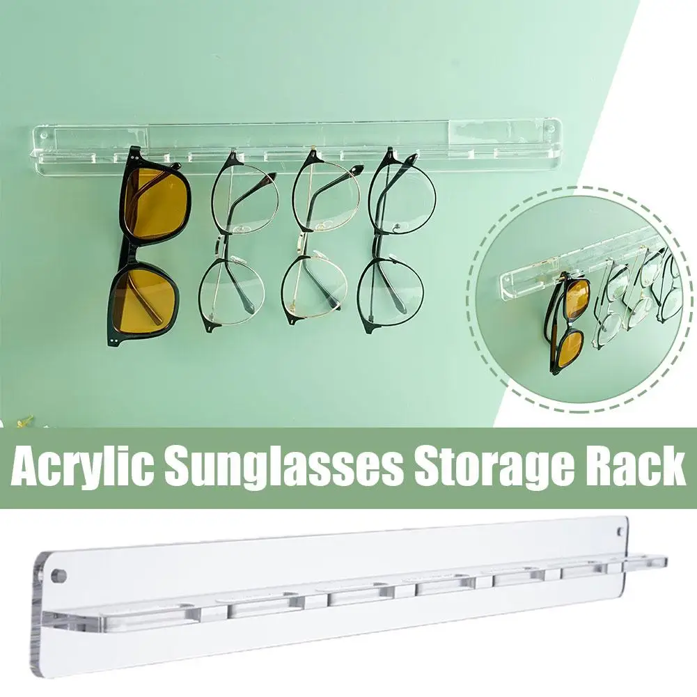 

Wall Monted Glasses Organizer Storage Holder Sunglasses Eyeglass Holder Containers Container Display Eyeglasses Accessories V7S0