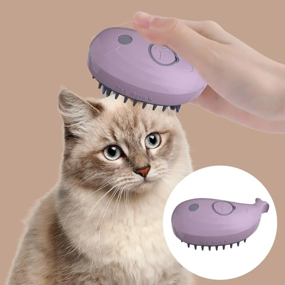 

Multi-purpose Pet Grooming Tool 3-in-1 Cat Steam Brush Grooming Tool for Shedding Multi-functional Pet Comb with Steam for Cats